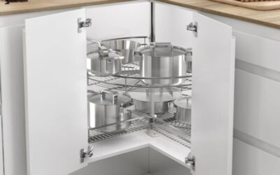 Aprovecha más el espacio con un mueble esquinero en la cocina